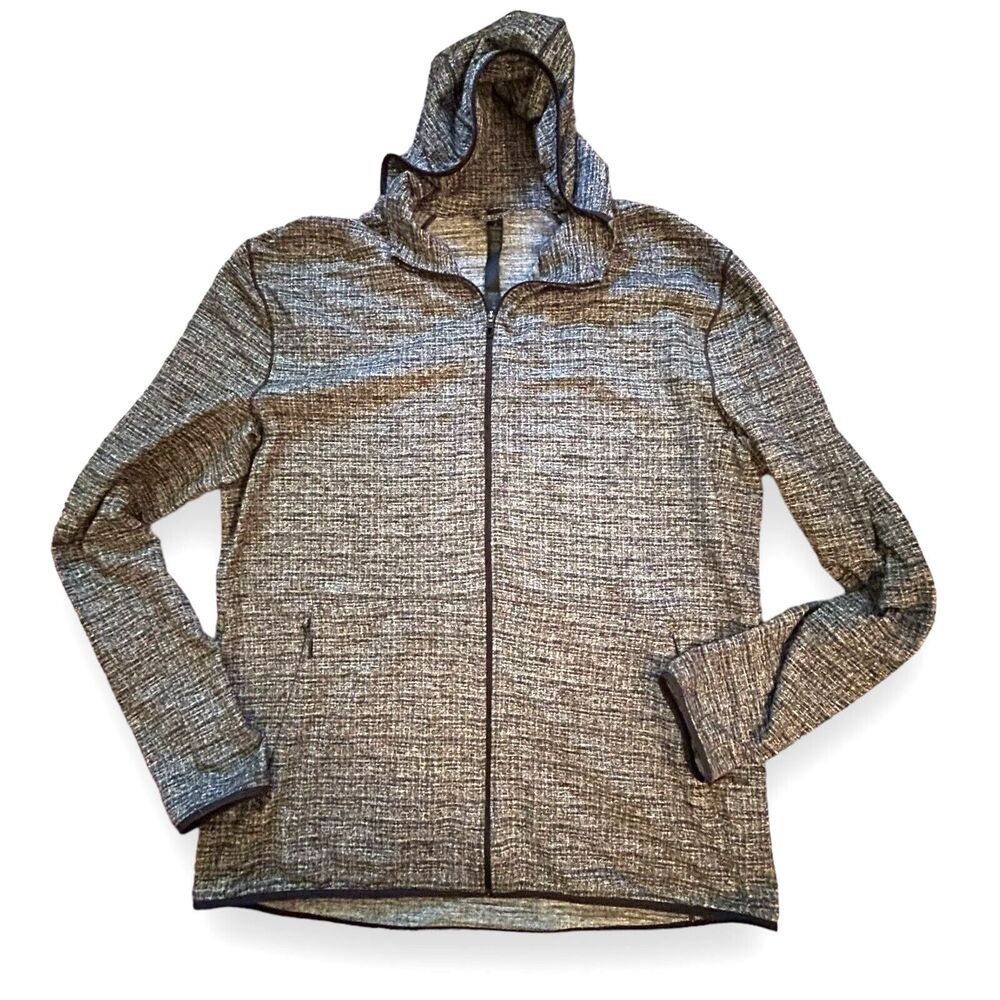 Lululemon Hoodie Men's XL Surge Warm Heathered Gray Sweatshirt Jacket Coat Gym